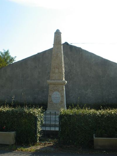 Oorlogsmonument Saint-Christol #1