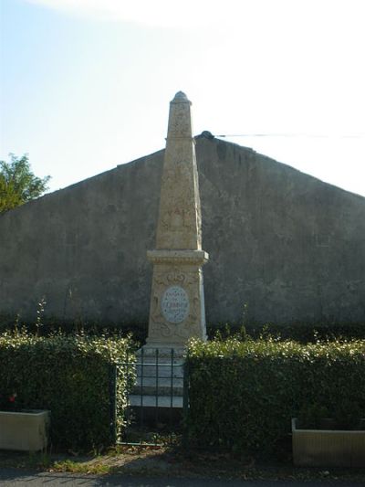 Oorlogsmonument Saint-Christol