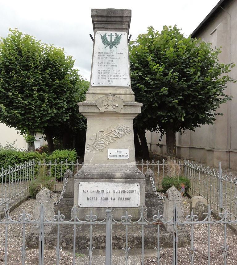 War Memorial Buissoncourt #1