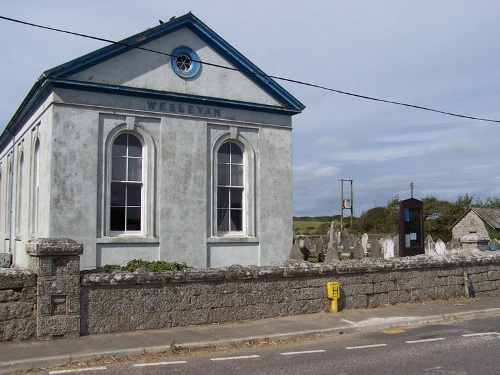 Commonwealth War Grave St. Levan Methodist Chapelyard