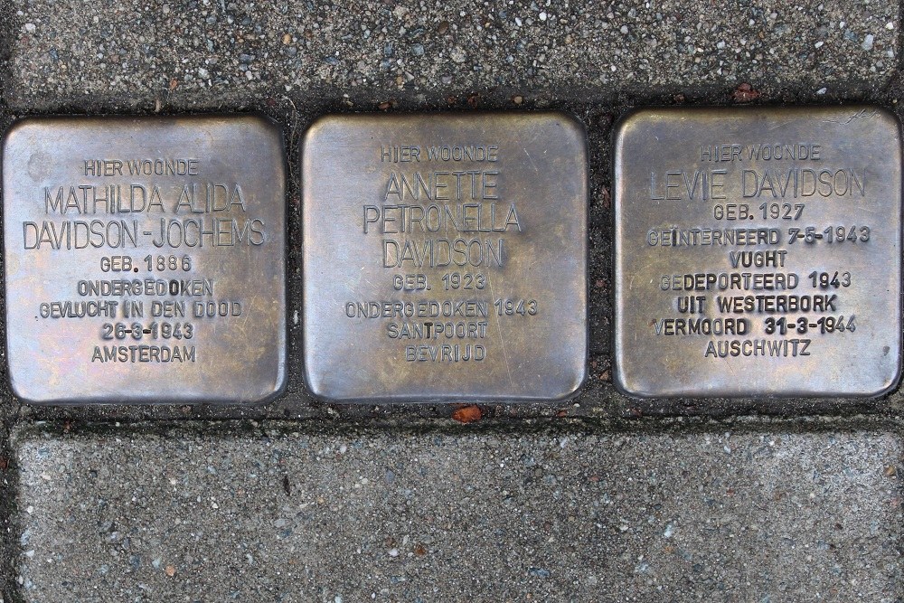 Stolpersteine Valeriusstraat 192 #1