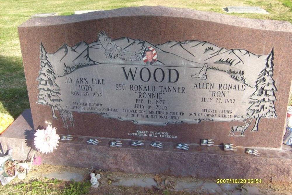American War Grave Hurricane City Cemetery