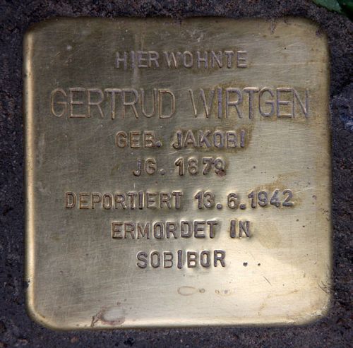 Stolpersteine Westflische Strae 52 #4