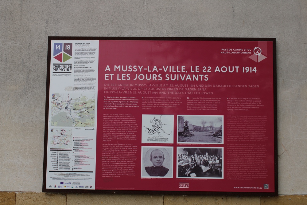 Chemins de Memoire 14-18 Mussy-la-Ville #2