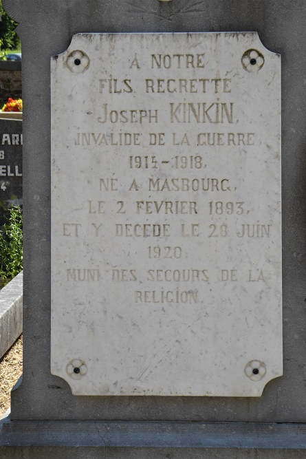 Belgian Grave Veterans Masbourg #2