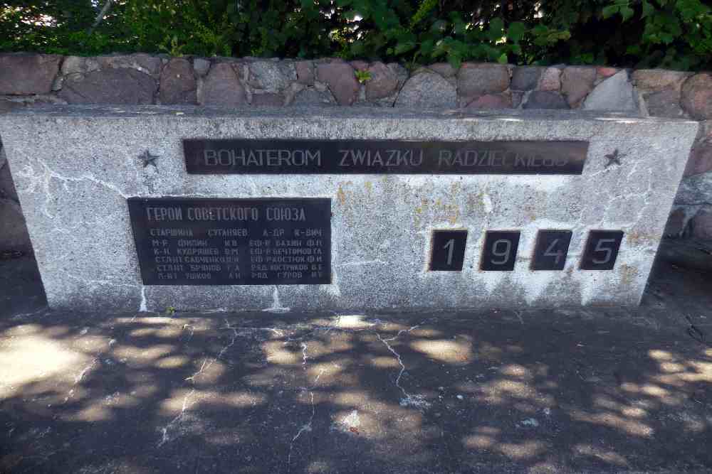 Memorial & Former Cemetery Soviet Soldiers Chociwel #3