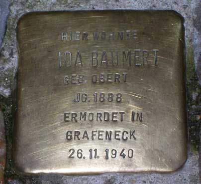 Stolperstein Lotzbeckstraße 41