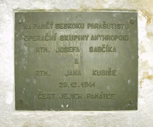 Memorial Landing Paratroopers Operation Anthropoid #2