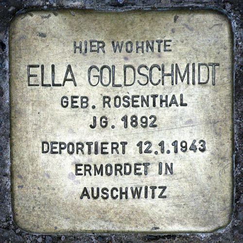 Stolpersteine Barbarossastraße 43 #2