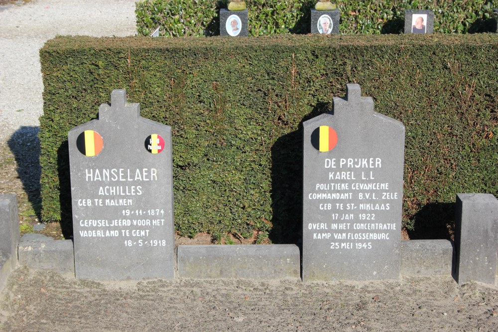 Belgische Oorlogsgraven Zele - Zele - TracesOfWar.nl