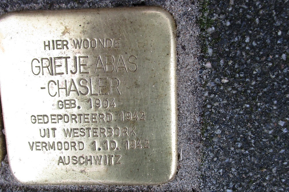 Stolpersteine Sourystraat 22C #4