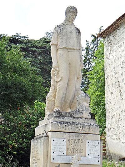 Oorlogsmonument Saint-Maurin