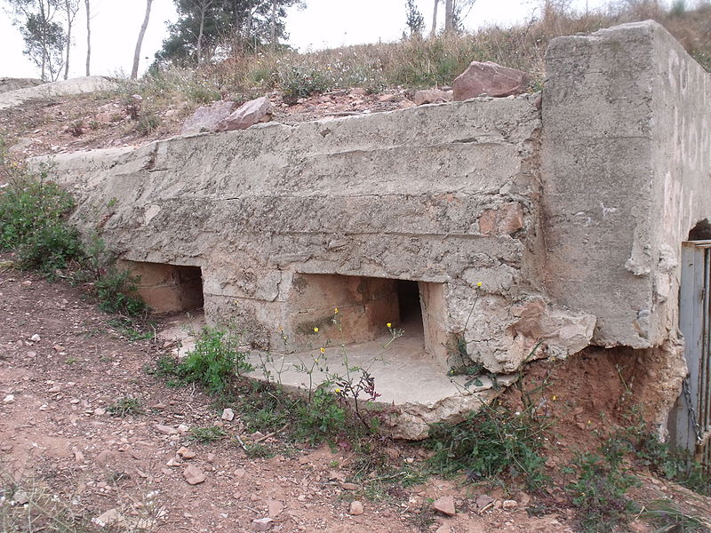 Bunker Spaanse Burgeroorlog