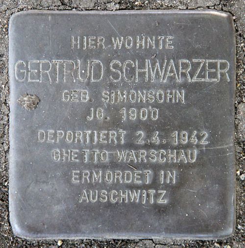 Stolpersteine Kleine Andreasstraße 8 #2