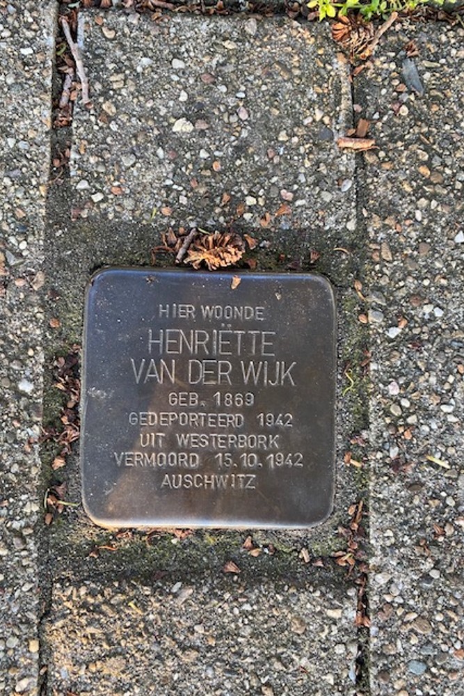 Stolperstein Alteveerstraat 153 #1