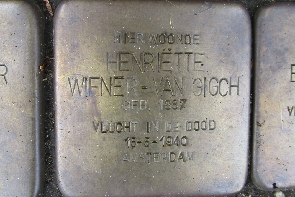 Stolpersteine Cliostraat 29 #3