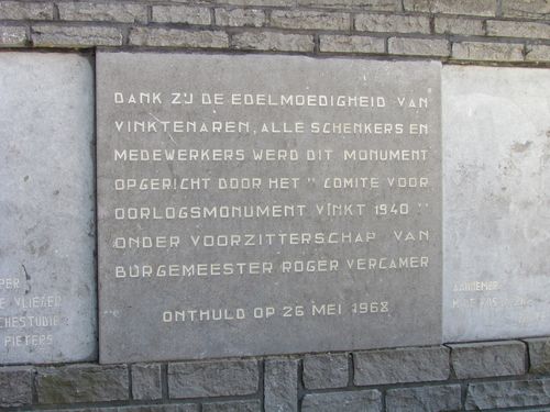 Monument Slag om Vinkt #2