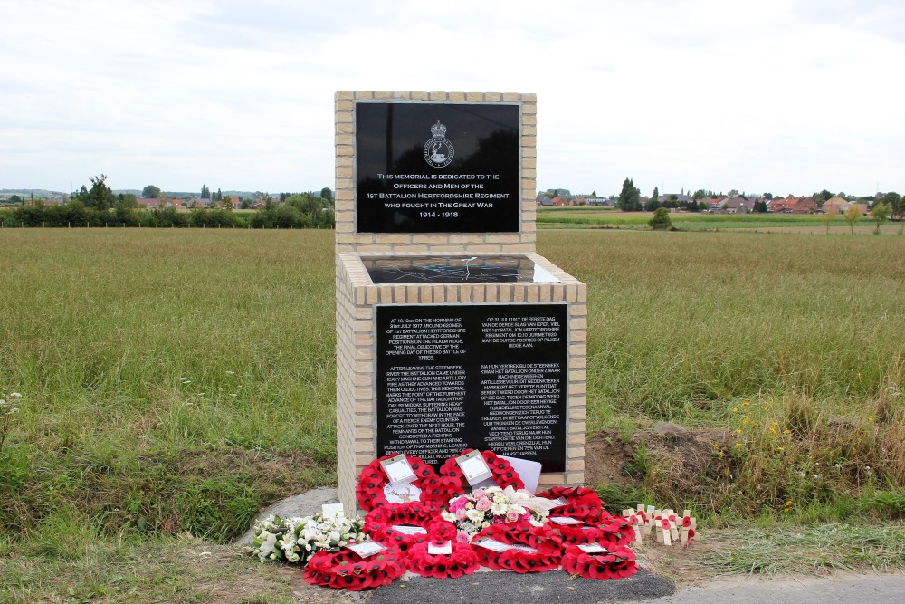 Gedenkteken Hertfordshire Regiment #1