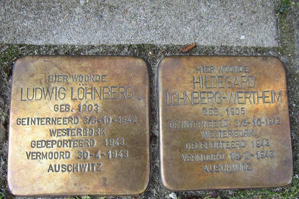 Stolpersteine Soendastraat 12 #4