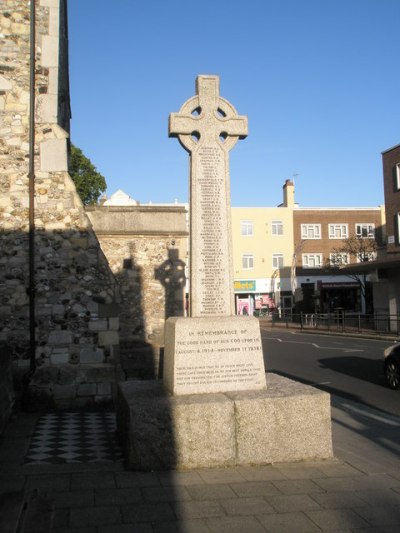 Oorlogsmonument St Judes Church en School