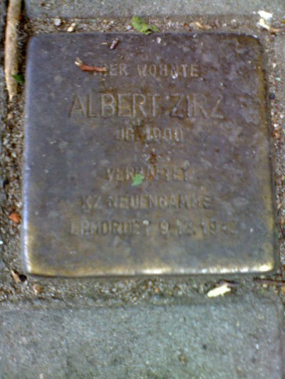 Stumbling Stones Markusstraße 10 #1
