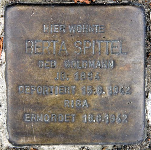 Stolpersteine Im Hornisgrund 17