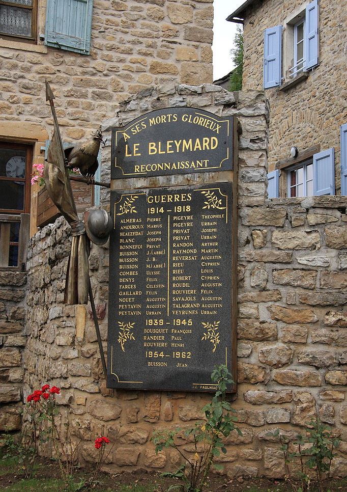 Oorlogsmonument Le Bleymard #1