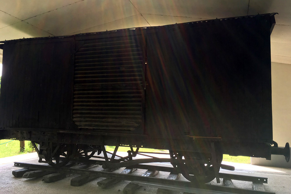 Capas National Shrine - Bataan Death March Box Cars