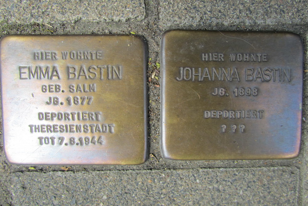 Stumbling Stones Wahlenstraße 37 #1