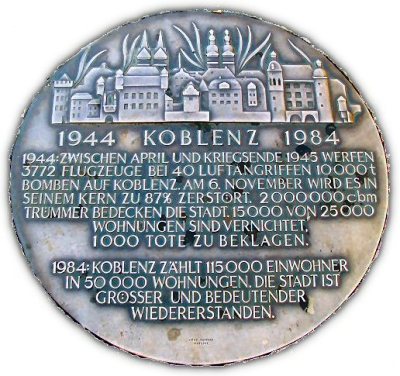 Gedenkteken Bombardementen Koblenz #1