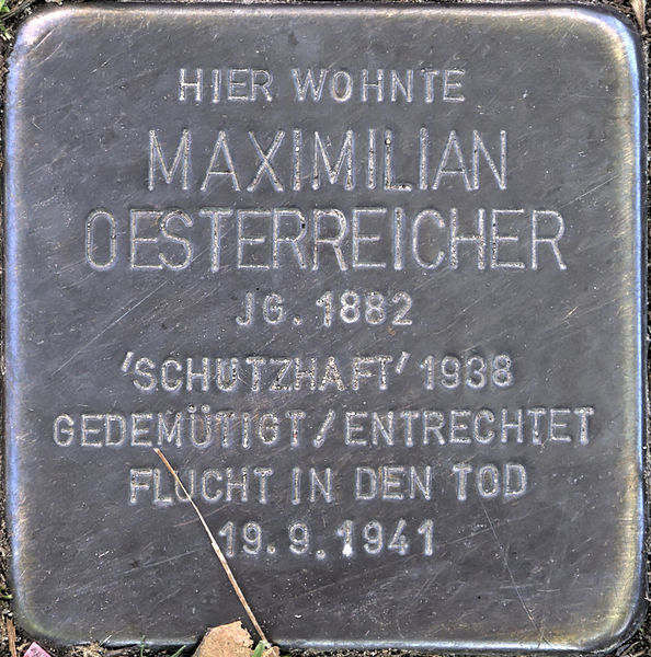 Stolperstein Wupperstrae 1 #1