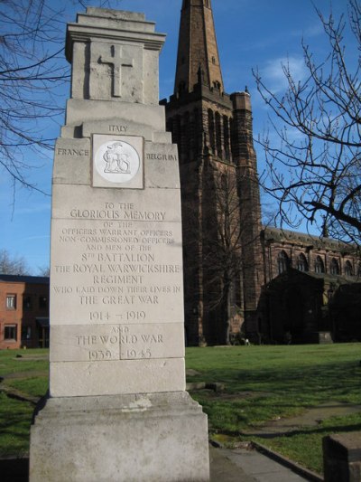 Monument 8th Battalion The Royal Warwickshire Regiment