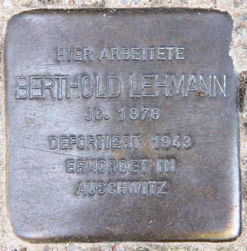 Stolpersteine Elholzstrae 30-33 #1