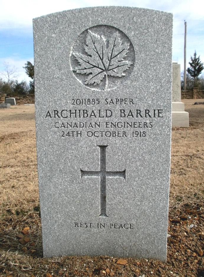 Commonwealth War Grave West Lawn Cemetery