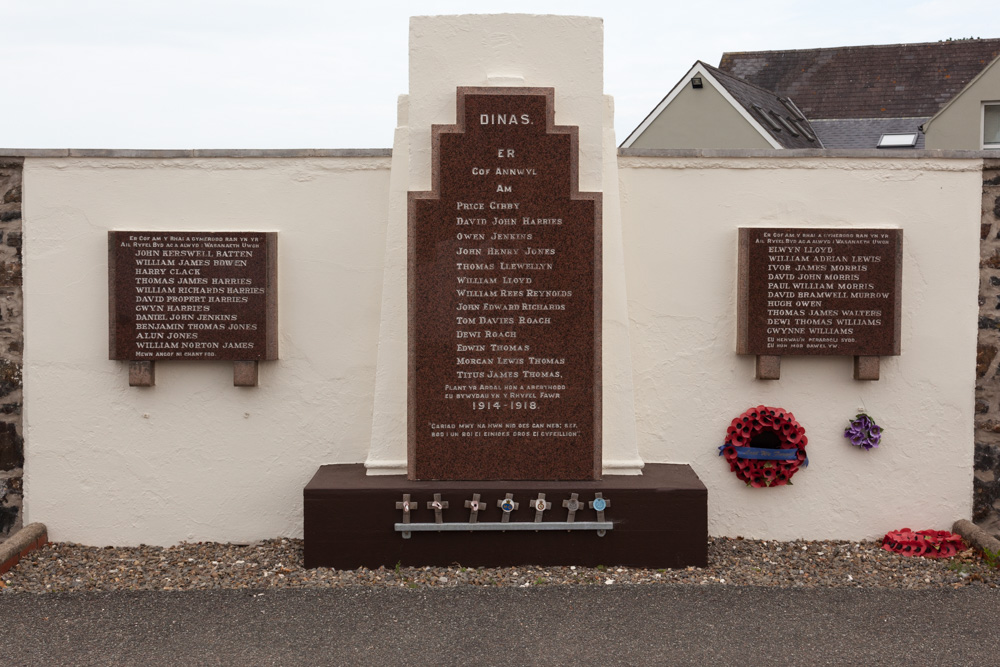 War Memorial Dinas Cross #1