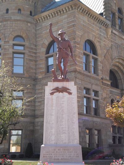 Monument Eerste Wereldoorlog Hartford City #1