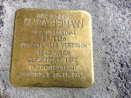Stolperstein Schweizer Straße 5