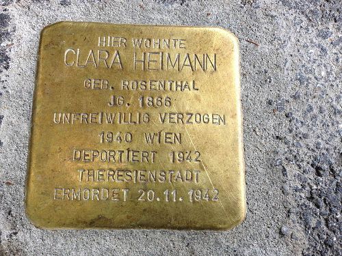 Stolperstein Schweizer Strae 5 #1