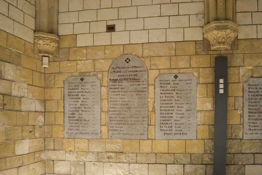 Memorials Killed French Marine Fusiliers #1