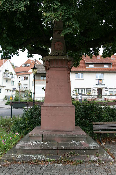Monument Frans-Duitse Oorlog Grötzingen #1
