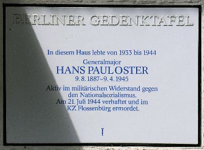 Gedenkteken Hans Oster #1