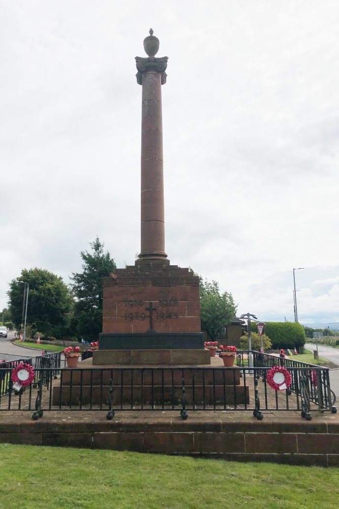 Oorlogsmonument Mauchline #4