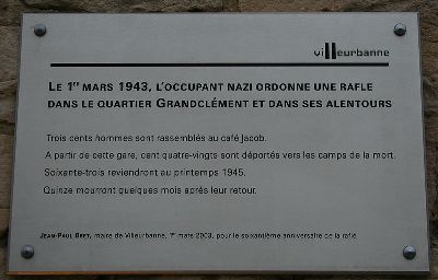 Memorial Deportations Villeurbanne #1