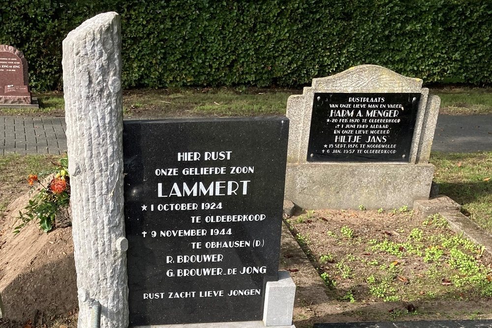 Dutch War Grave And Monument Dutch Reformed Cemetery Oldeberkoop #1