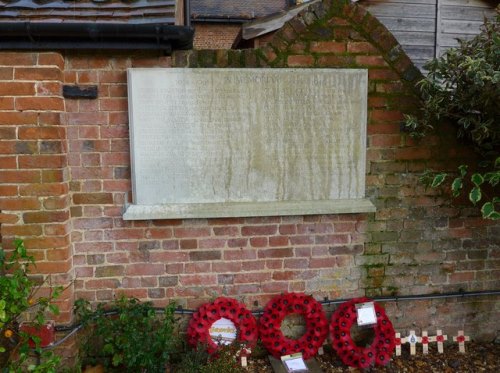 Oorlogsmonument St. Mary Church