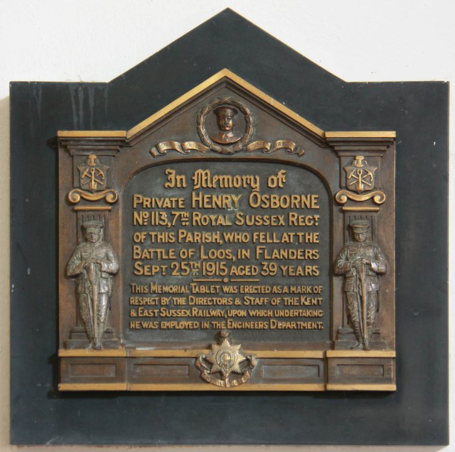 Memorials First World War St. Mary the Virgin Church Salehurst #2