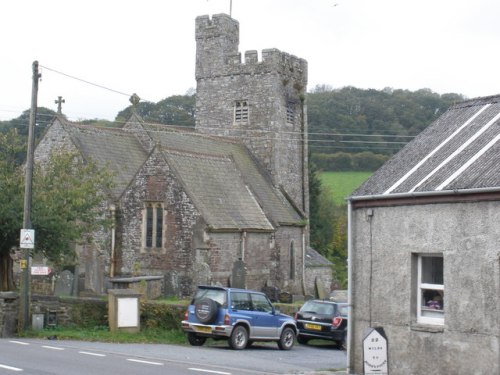 Oorlogsgraf van het Gemenebest St. Teilo Churchyard