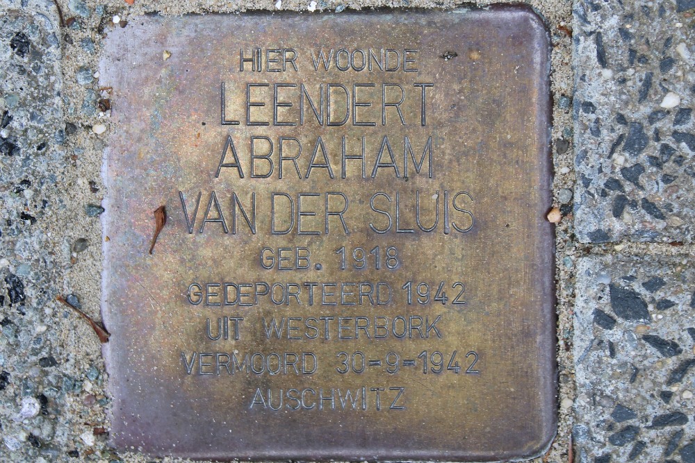 Stumbling Stones Jacob Catsstraat 13 #4