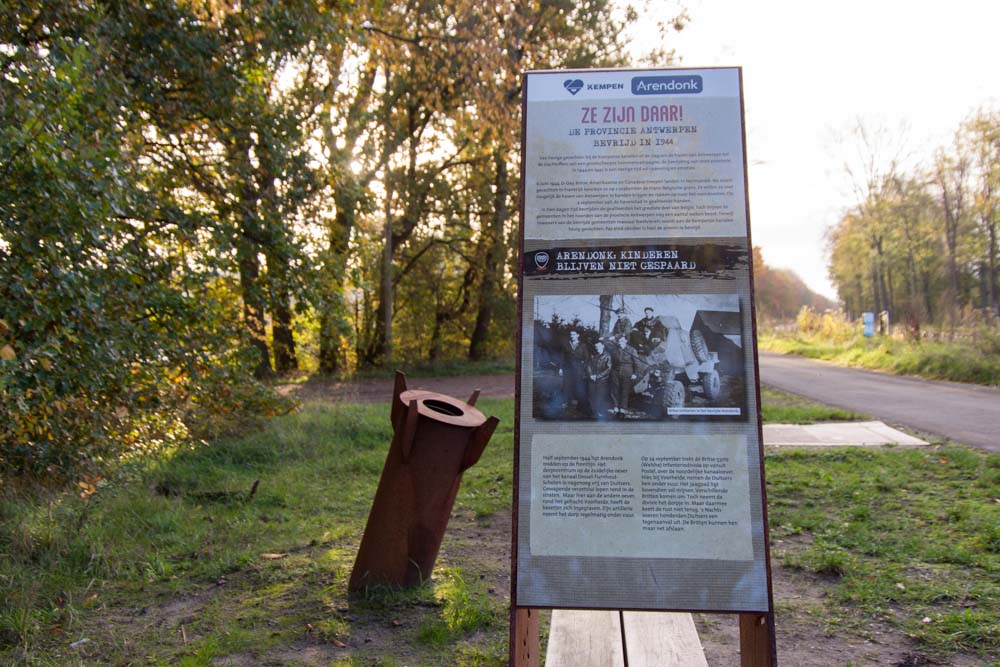 Info board 75 Years Liberation WWII Arendonk #3