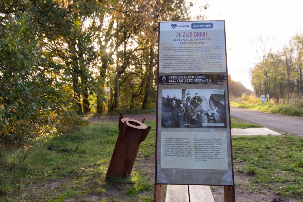 Infobord 75 Jaar Bevrijding Arendonk #3